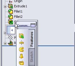 SolidWorks 2009:  CommandManager & PropertyManager