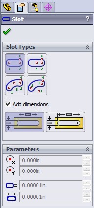 SolidWorks Video Tip:  2009 Sketch Slot