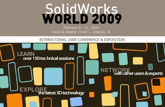 SolidWorks World 2009 Website is LIVE!