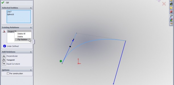 SolidWorks Video Tip: Flippin Tangencies