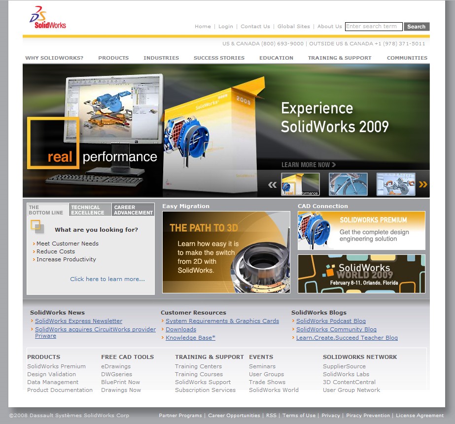 Snazzy New SolidWorks.com