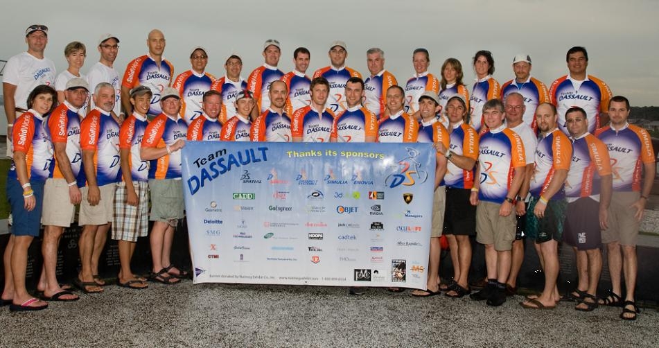 SolidWorks Employees participate in the Pan Massachusetts Challenge