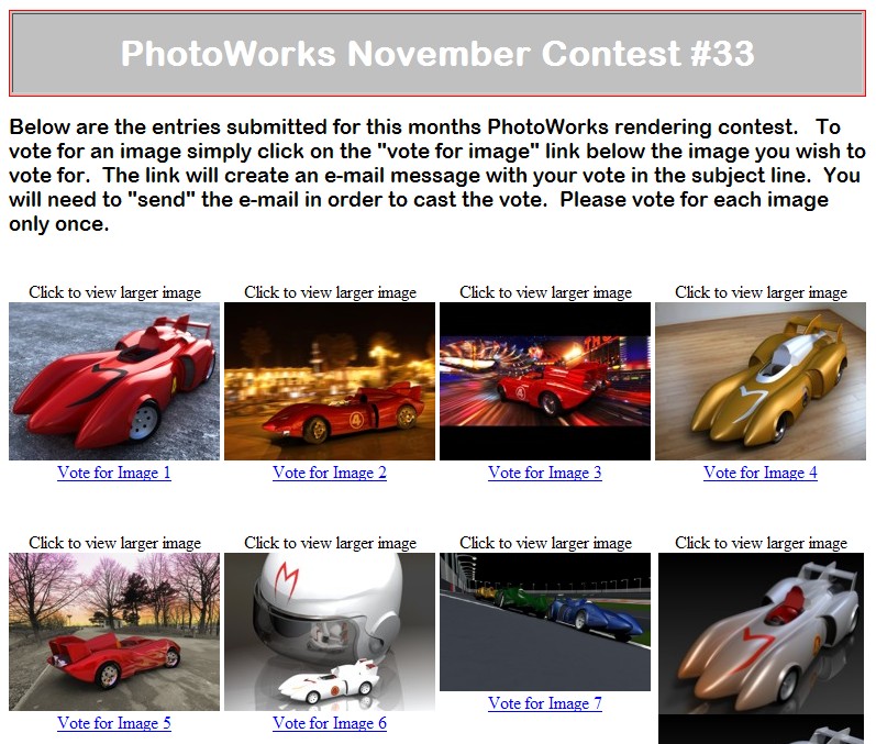 Vote for Your Favorite Mach 4 Rendering!