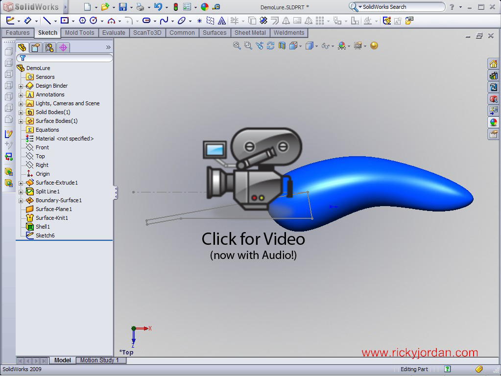 SolidWorks Video Tip: Layout Sketches and Planes