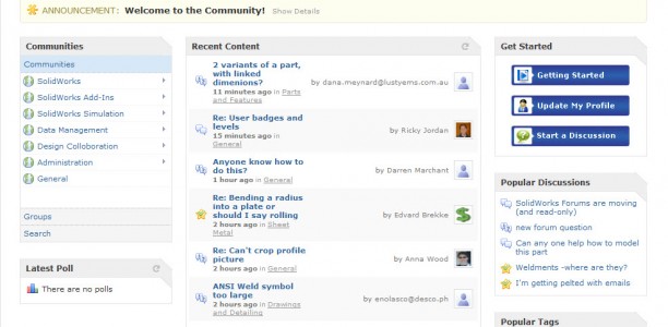 ALL NEW SolidWorks Community (Forum)