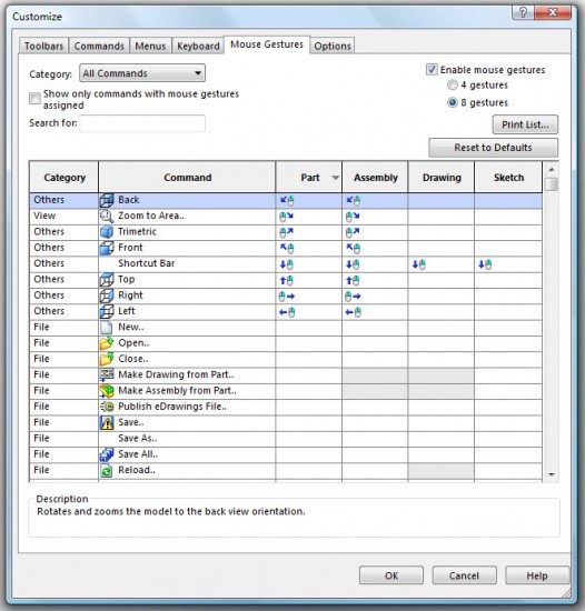 MouseGesturePanel