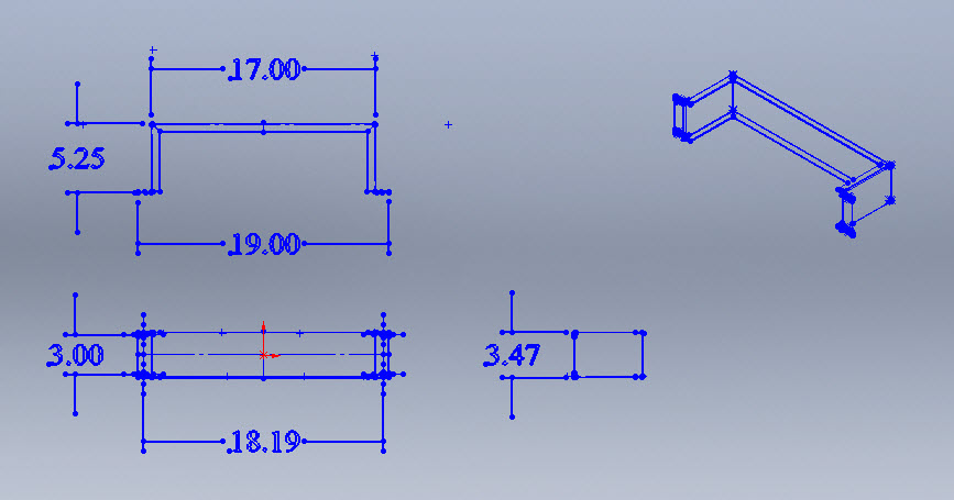 DXF Import4 Mẹo Solidworks: Nhập bản vẽ DXF/DWG vào điểm gốc Solidworks