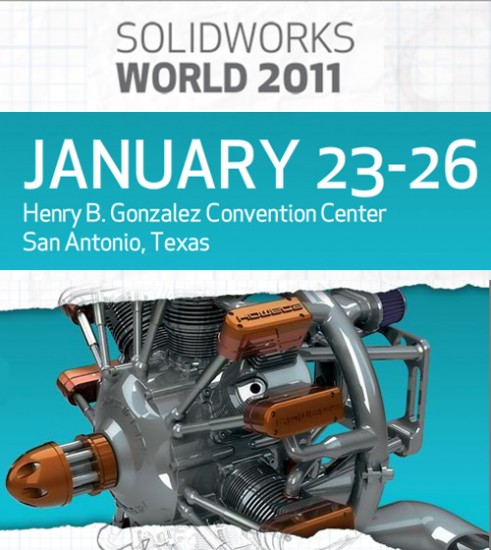 Arrival at SolidWorks World 2011