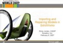 Importing and Repairing Models in SolidWorks